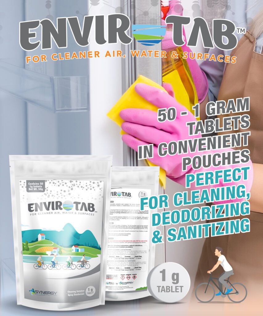 Envirotab for Cleaning with Microfiber - 50 x 1g tablets/pouch