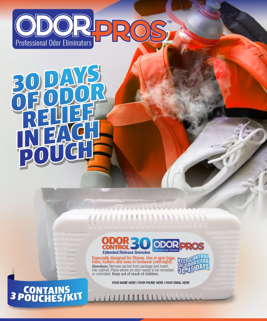 OdorPros Gear & Small Spaces Odor Control 30 Day Kit