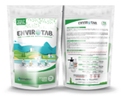 Envirotab tablets for mold and mildew elimination